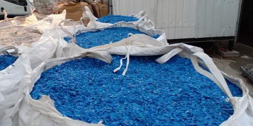 HDPE Drum Scrap Blue