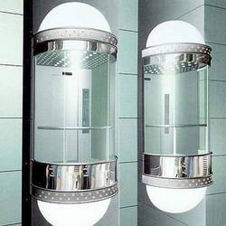 Passenger Glass Elevator - Capsule Design for 5-15 Floors | 4-6 Person Capacity, Elegant and Modern Aesthetic