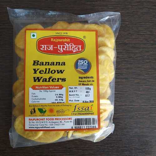 Tasty Banana Yellow Wafers
