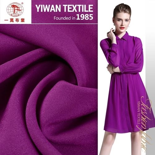 Silk Chiffon 100% Silk Noble Quality Falling Fine Fabric Color Cream  Outerwear Fashion Design Mercerie Textiles by the Meter Matt Uni 