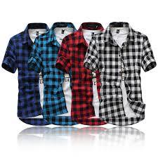 Check Pattern Mens Shirts