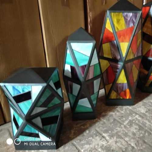 Decorative Stained Glass Lantern