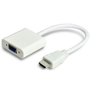 Hdmi पुरुष से Vga महिला वीडियो कनवर्टर एडाप्टर केबल कॉर्ड