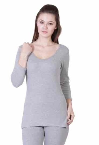 Grey Warm Cotton Blend Ladies Sleeveless Thermal Wear at Rs 130/piece in  Delhi