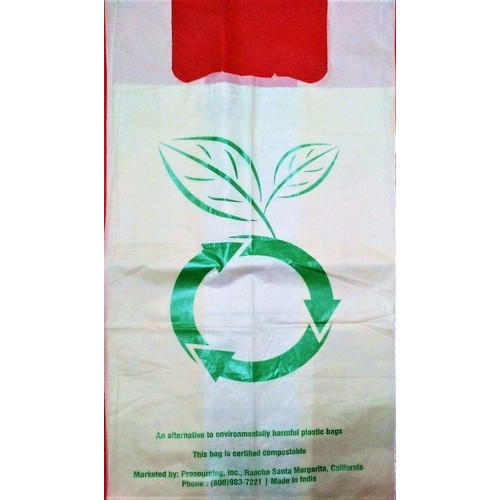 Printed Compostable Carry Bag