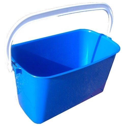 Blue Color Glass Cleaning Bucket