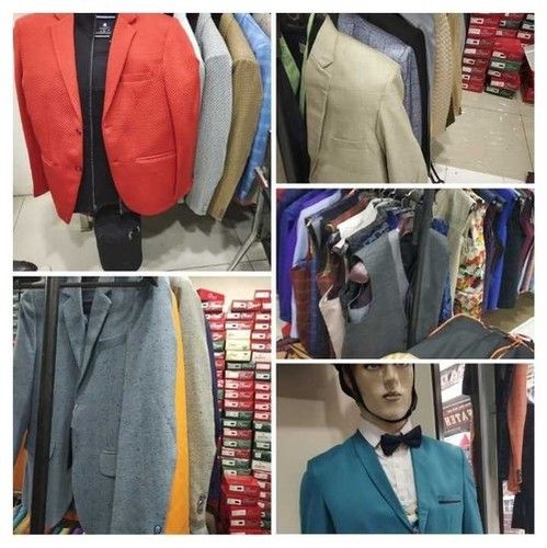 Breathable Mens Casual Woolen Blazer