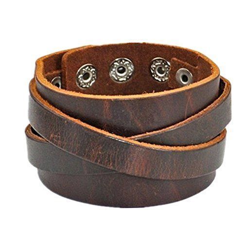 Pure Leather Mens Bracelets