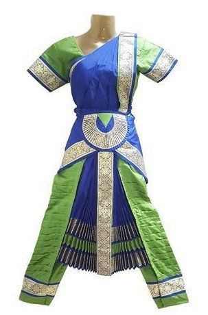 Girls Bharatanatyam Dress Costume