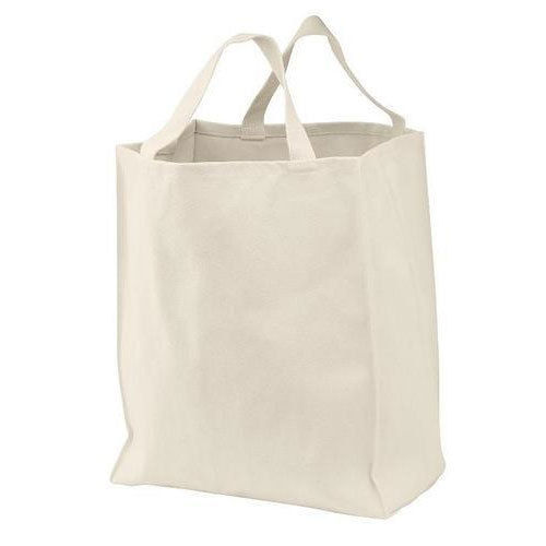 Plain White Cotton Vegetable Bag