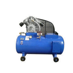 Black Air Cooled Piston Air Compressor