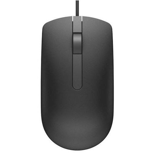 Dried Plain Black Computer Mouse