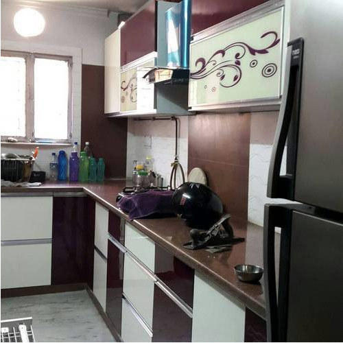 U Shaped Modular Kitchen