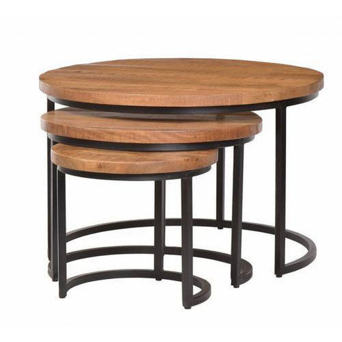 Solid Wood Center Table For Home And Hotel