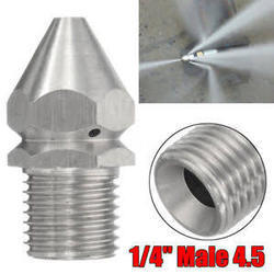 Ss Pipe Cleaning Nozzle 1/4 Inch Male 4.5