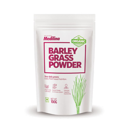 Organic Barley Grass Powder - 100 Gm Shelf Life: 24 Months