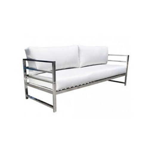 White And Silver Designer Sofa