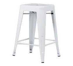 White Color Tolix Kitchen Stool