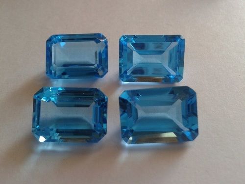 Swiss Blue Topaz Semi Precious Stone