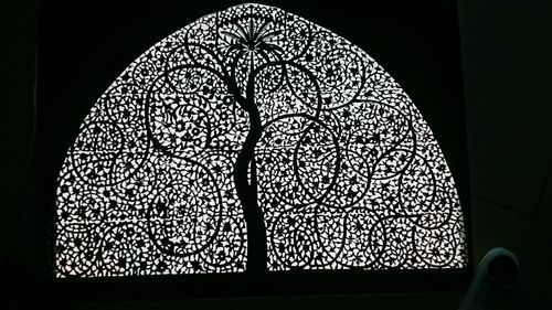 Black And White Tree Type Flexible Printed Light