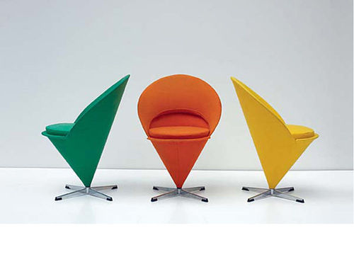 Zufi Lounge Chair (Green, Orange And Yellow)