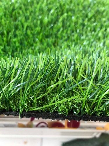 Green 35 Mm C Shape Height Garden Artificial Grass For Landscaping