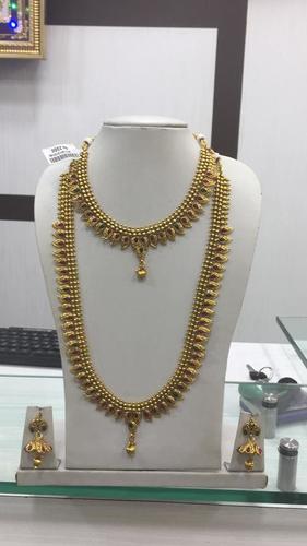 Gold Bridal Kundan Jewellery Necklace Set