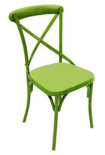 Lime Green X Back Chair