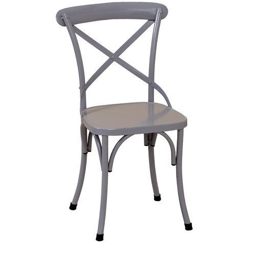 Powder Coated Metal Armless Chair