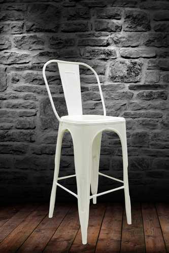 Eco-Friendly White Color Bar Stool Chair