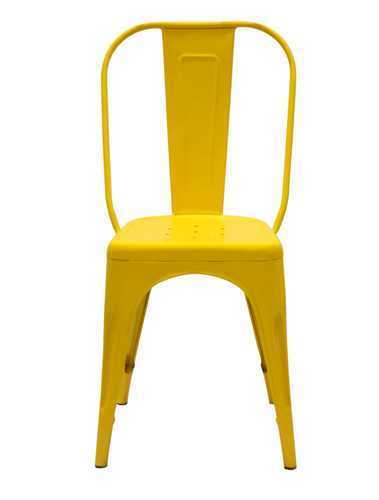 Yellow Color Canteen Chair