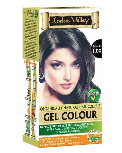 Organically Natural Gel Black Hair Color