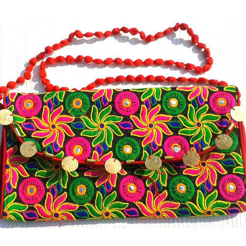 Eye Catching Finish Embroidered Handbag