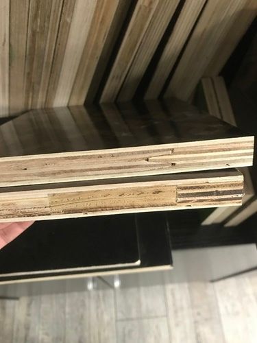 Poplar 18Mm Film Faced Plywood Finger Joint Boards With Recycle Core 1 Time Press Grade: First Class