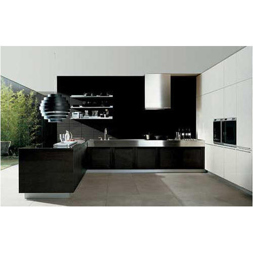 Customized L Shape Modular Kitchen