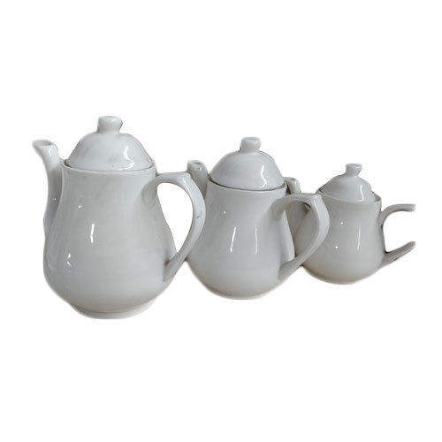 Plain White Water Pitcher