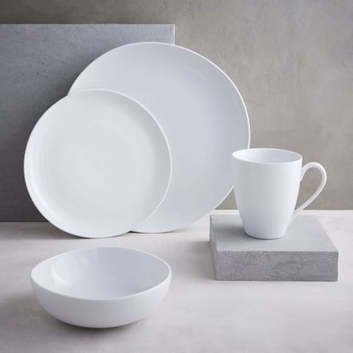 White Ceramic Tableware Set