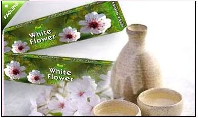 White Flower Incense Sticks