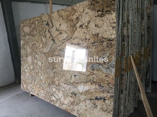 Alaska Gold Granite Slabs Application: Flooring