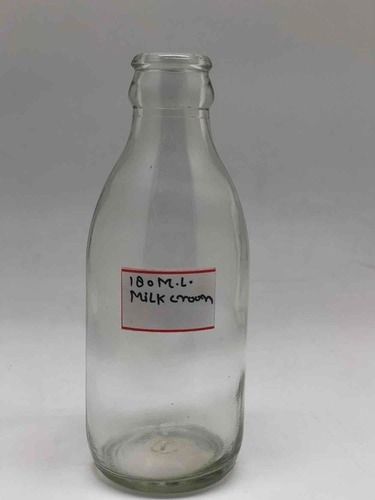 Empty Crown Milk Bottles