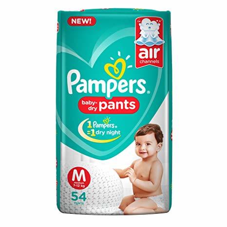 Pampers Pant Style Medium Size - 54 Pieces