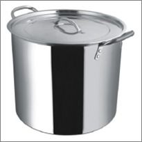 Steel Lid With Stock Pot