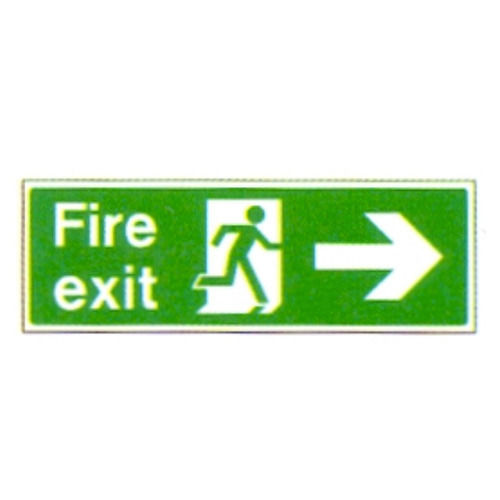 Fire Exit Auto Glow Sign