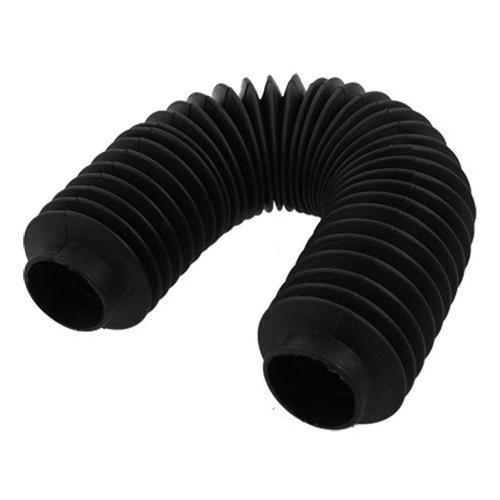 Black Rubber Flexibility Corrugated Sleeve Bellows