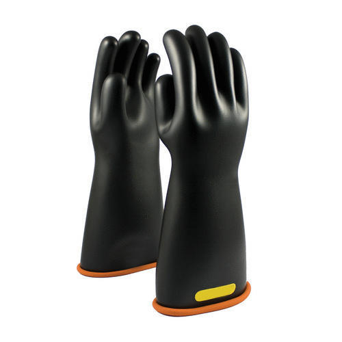 Black Color Electrical Safety Gloves