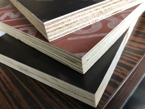 Moisture Proof Poplar 18Mm Film Faced Plywood With Logo For Construction