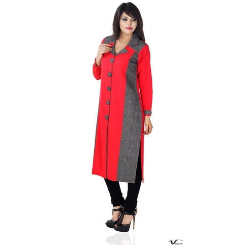 Dry Cleaning Ladies Designer Woolen Kurti