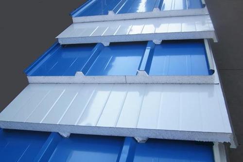 PUF Sandwich Panels - High Strength Thin Sheet, 40Kg/M3 Density | Superior Thermal Insulation, Lightweight, Easy Handling, Maintenance Free