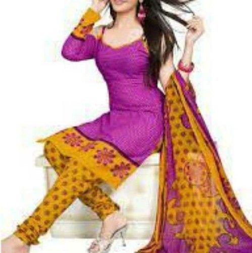 Full Sleeves Fancy Designer Cotton Salwar Kameez