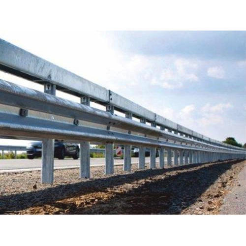 MS Double Beam Crash Barrier